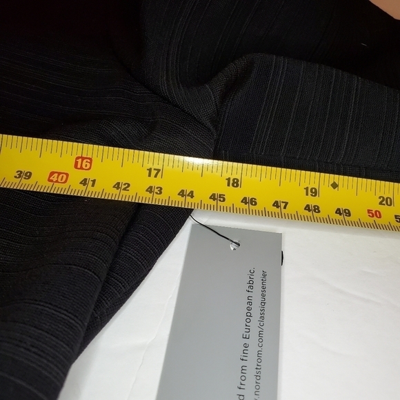 Classiques EntierBlack Enna Scoop Neck Sheath Dress Sz 8 - Picture 11 of 13